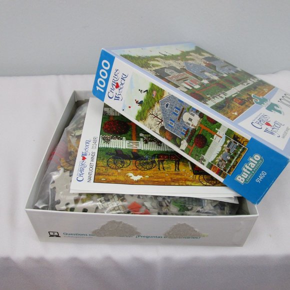 1000 Piece Charles Wysocki Nantucket Winds Jigsaw Puzzle by Buffalo - Picture 9 of 9